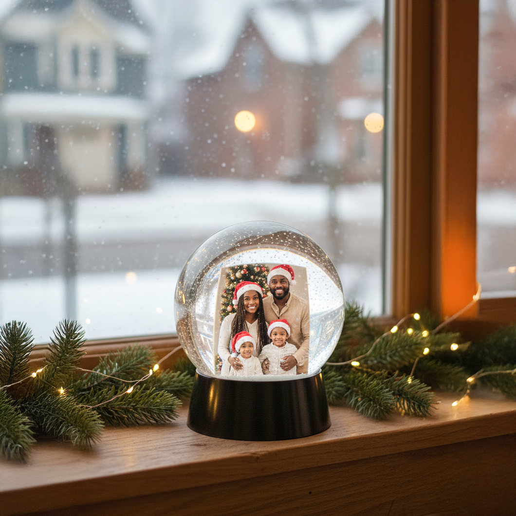 Personalized Snow Globe with Photo