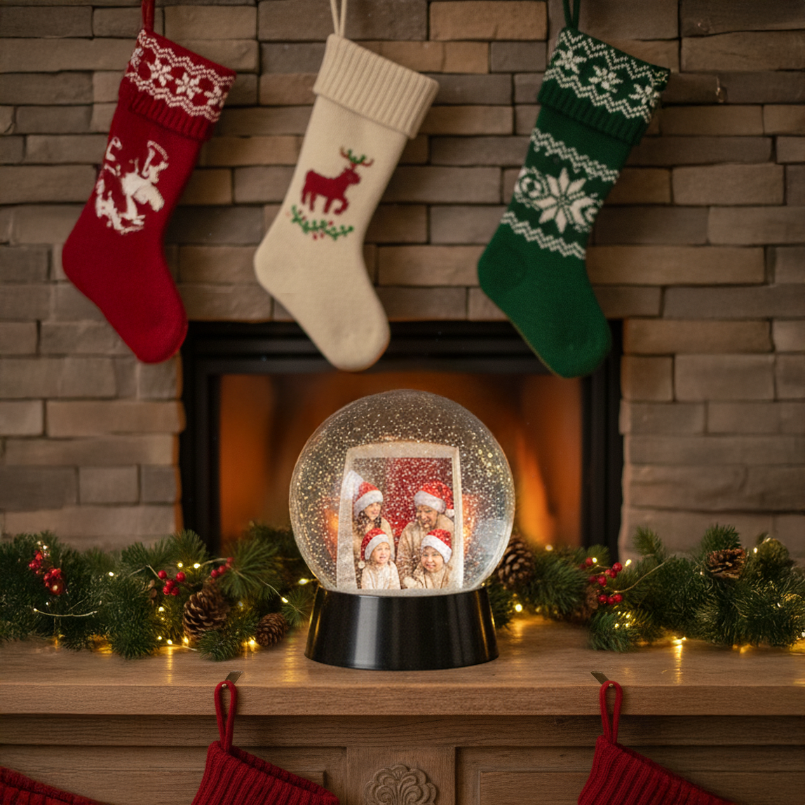 Personalized Snow Globe with Photo
