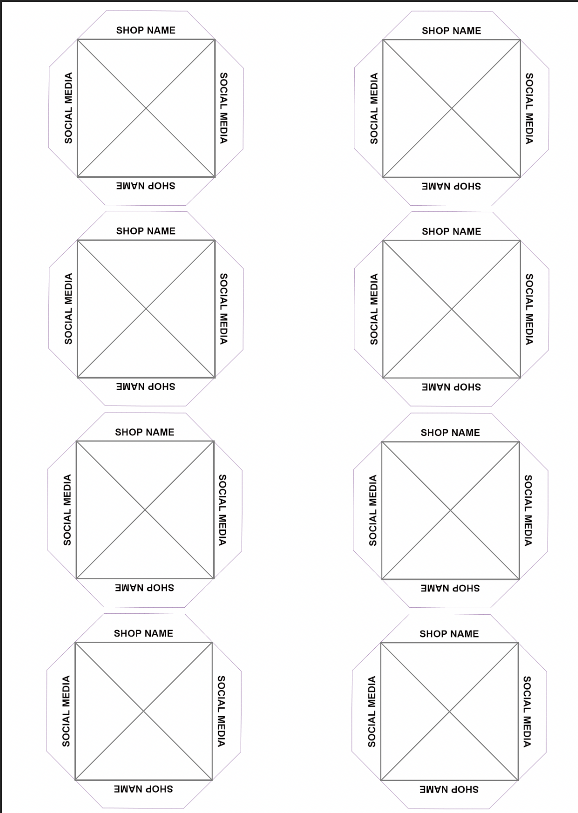 Magnet Photo Template (50mm)