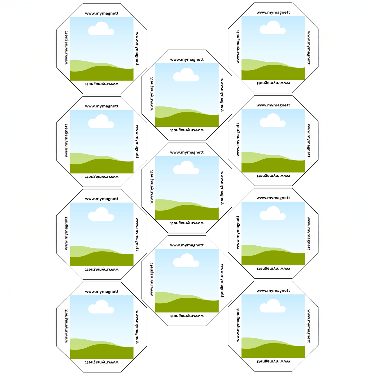 Magnet Photo Template (50mm)